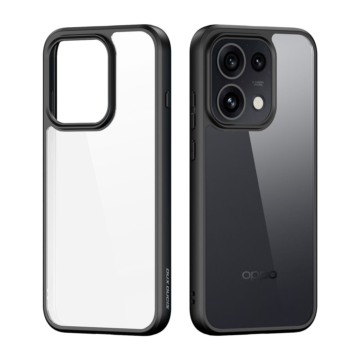 DUX DUCIS for Oppo Reno16 5G (Global) / Oppo Reno16 5G (China) / Oppo Reno16 Pro 5G (Global) Aimo Series PC + TPU Clear Back Phone Cover (REACH Certification)