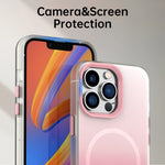For iPhone 13 Pro Max Magnetic Case Gradient TPU + PET + PC IMD Shockproof Phone Cover
