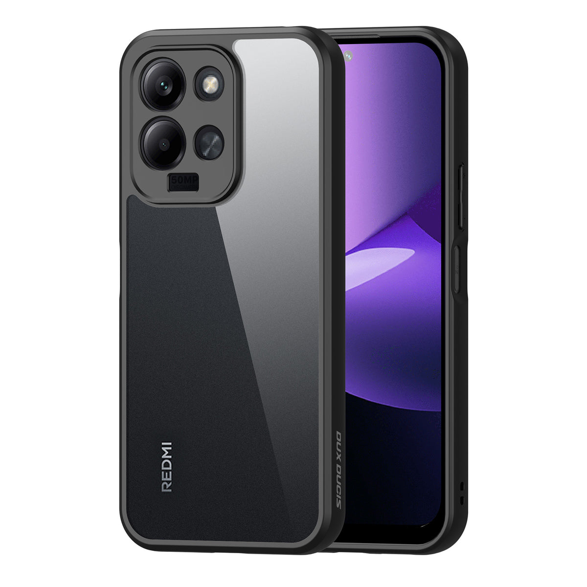 DUX DUCIS för Xiaomi Redmi 17 5G / Xiaomi Redmi 17 4G Aimo-serien PC + TPU genomskinligt bakstycke för mobil (REACH-certifiering)