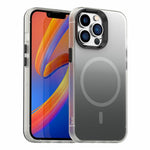 For iPhone 13 Pro Magnetic Case Gradient TPU + PET + PC IMD Shockproof Phone Cover