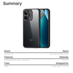DUX DUCIS til Xiaomi Redmi Note 17 Pro 5G Aimo Series PC + TPU Gennemsigtig bagsidecover (REACH-certificering)