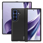 IMAK til Samsung Galaxy Z Fold8 Ultra Ruiyi Series Cover Kulfibertekstur Læder + PC Telefoncover