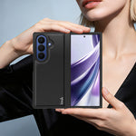 IMAK til Samsung Galaxy Z Fold8 Ultra Ruiyi Series Cover Kulfibertekstur Læder + PC Telefoncover