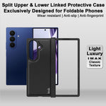 IMAK til Samsung Galaxy Z Fold8 Ultra Ruiyi Series Cover Kulfibertekstur Læder + PC Telefoncover