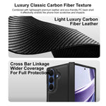 IMAK til Samsung Galaxy Z Fold8 Ultra Ruiyi Series Cover Kulfibertekstur Læder + PC Telefoncover