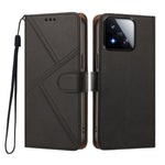 For Xiaomi 17 Max Case Diamond Stitch PU Leather Wallet Flip Phone Cover with Wrist Strap