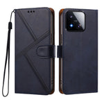 For Xiaomi 17 Max Case Diamond Stitch PU Leather Wallet Flip Phone Cover with Wrist Strap