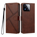 For Xiaomi 17 Max Case Diamond Stitch PU Leather Wallet Flip Phone Cover with Wrist Strap
