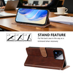 For Xiaomi 17 Max Case Wallet Flip Stand PU Leather Phone Cover with Wrist Strap