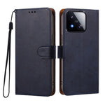 For Xiaomi 17 Max Case Wallet Flip Stand PU Leather Phone Cover with Wrist Strap