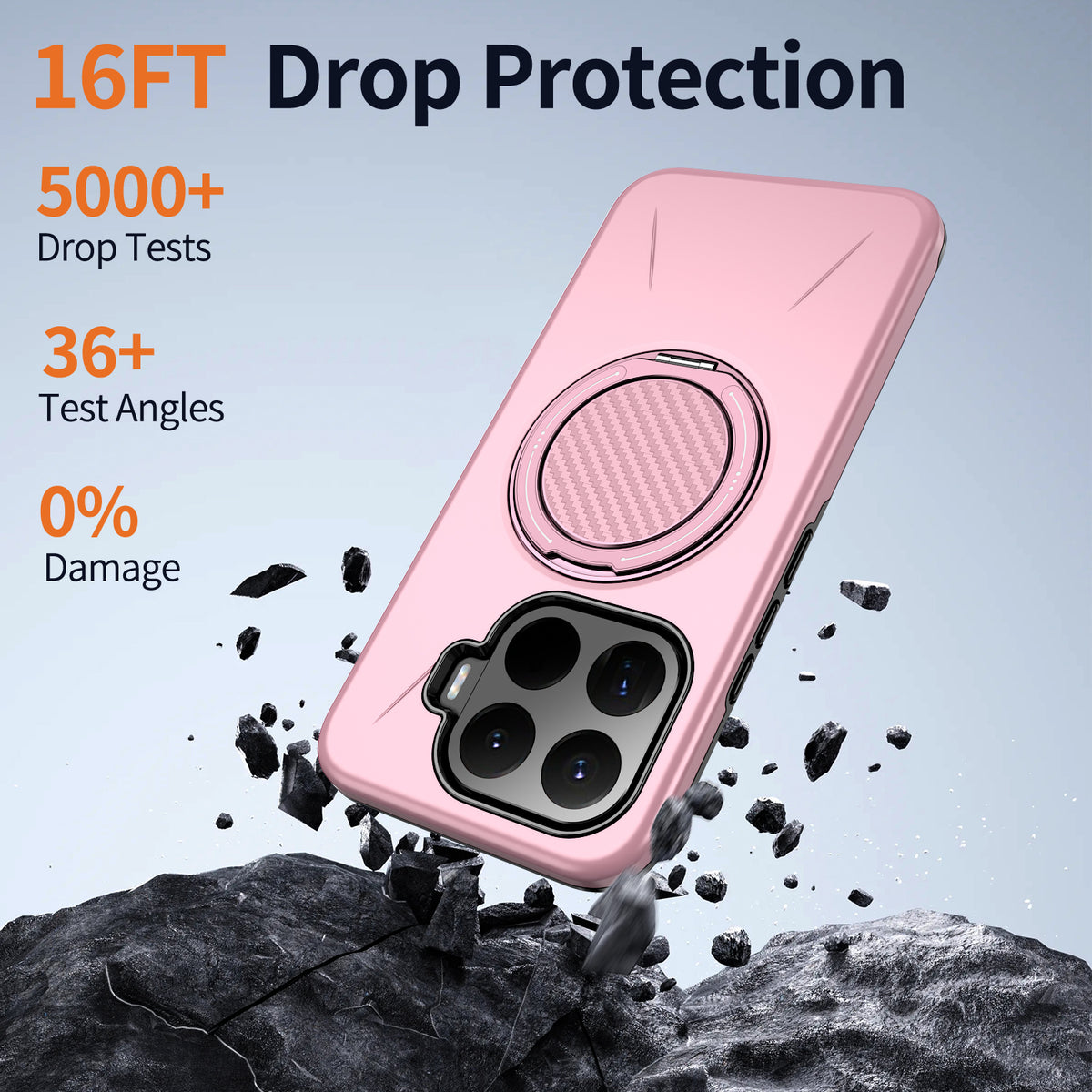For Xiaomi 17T Magnetic Case Rotating Kickstand TPU + PC Phone Cover