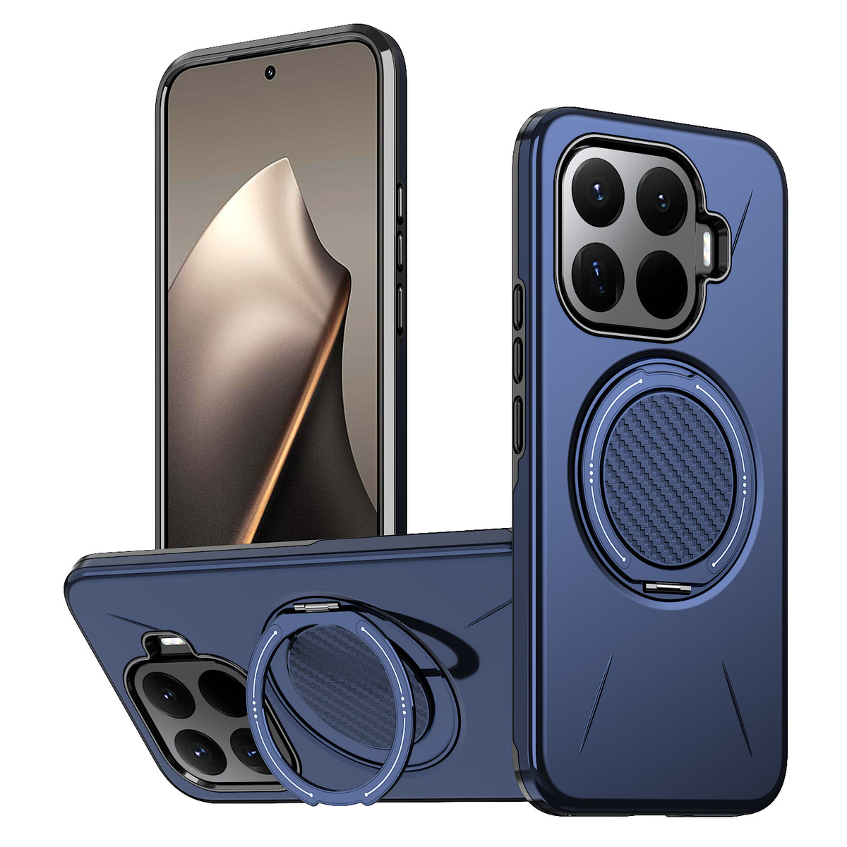 For Xiaomi 17T Magnetic Case Rotating Kickstand TPU + PC Phone Cover