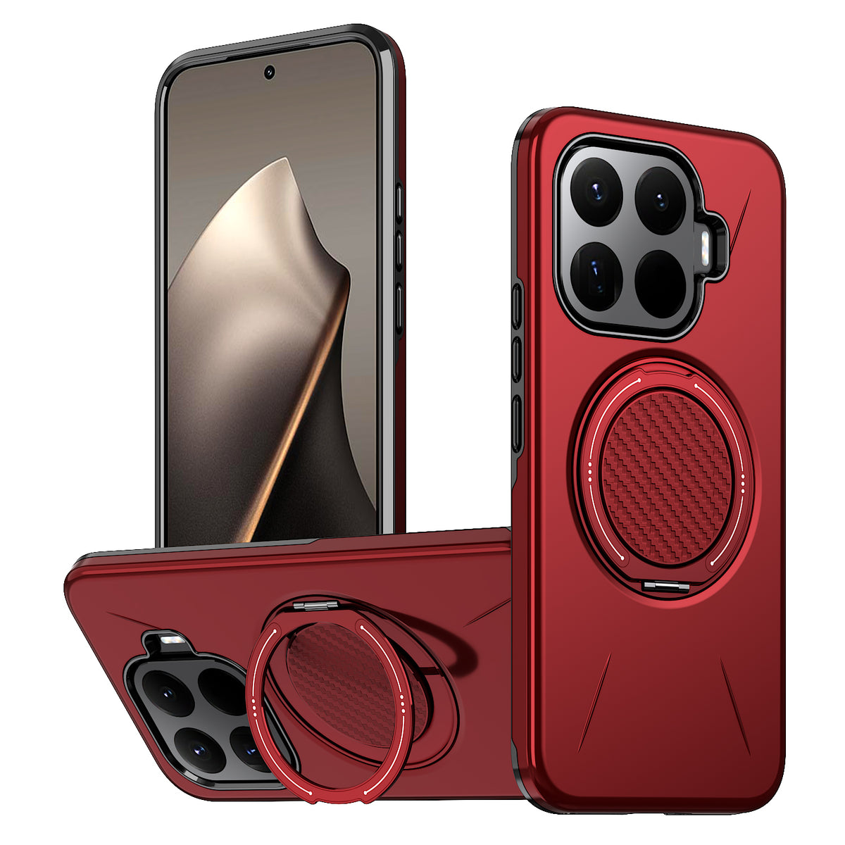 For Xiaomi 17T Magnetic Case Rotating Kickstand TPU + PC Phone Cover