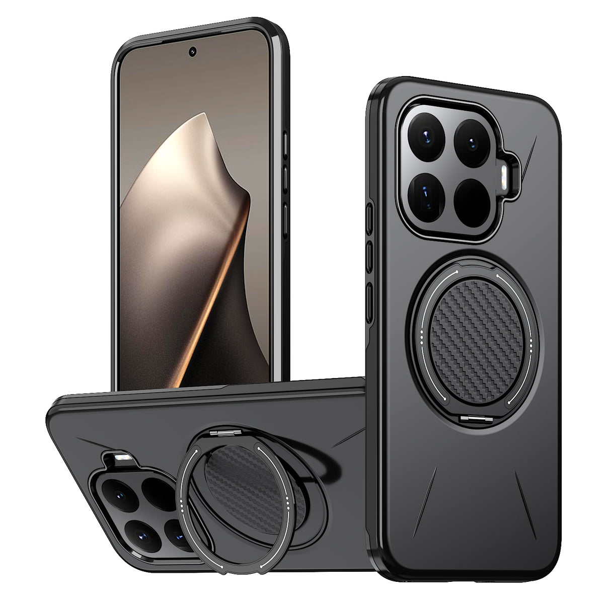 For Xiaomi 17T Magnetic Case Rotating Kickstand TPU + PC Phone Cover