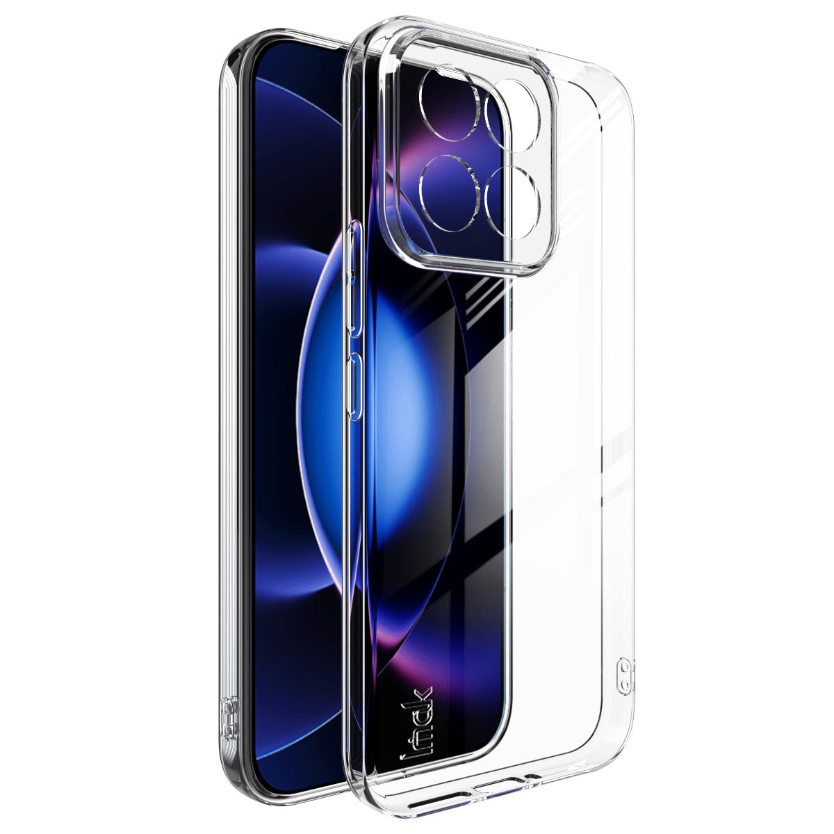 IMAK för Xiaomi 17 Max UX-5-serien genomskinligt mobilskal mjukt TPU-skyddande mobilskal - transparent