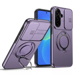 Til Samsung Galaxy S26 FE Magnetisk Cover Ring Kickstand Skyde Kamera Cover TPU PC Hybrid Telefoncover