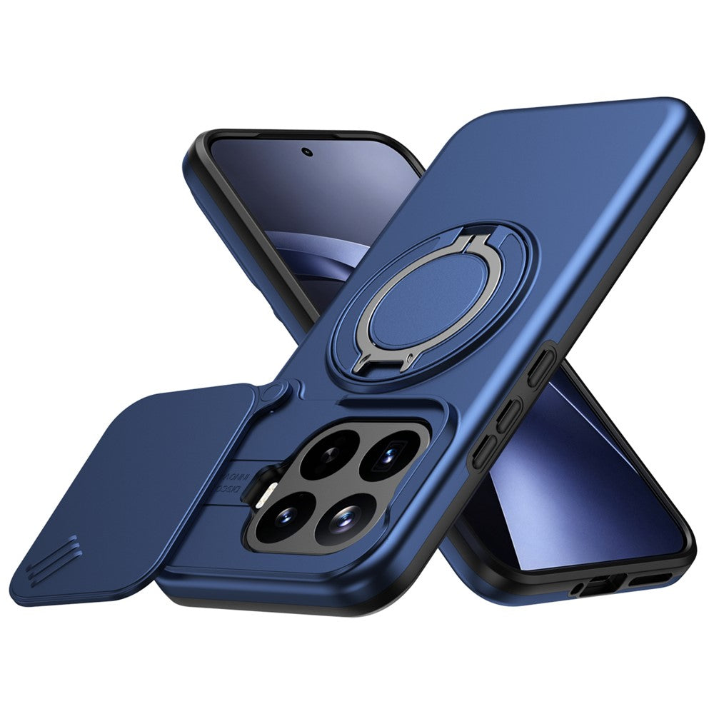 Xiaomi 17T Magnetiskt Skal Ring Stöd Skjutkamera Skydd TPU PC Hybrid mobilskal