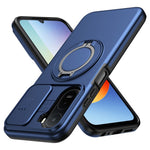 For Xiaomi Redmi A7 Pro 5G / Redmi A7 Pro 4G (171.56mm) Magnetic Case Ring Kickstand Slide Camera Cover TPU PC Hybrid Phone Shell