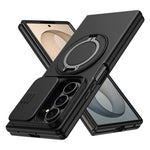 Til Samsung Galaxy Z Fold8 Ultra / Z Fold7 5G Magnetisk Etui Ring Kickstand Skydbart Kamera Cover TPU PC Hybrid Telefoncover