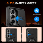 Til Samsung Galaxy Z Fold8 Ultra / Z Fold7 5G Magnetisk Etui Ring Kickstand Skydbart Kamera Cover TPU PC Hybrid Telefoncover