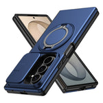 Til Samsung Galaxy Z Fold8 Ultra / Z Fold7 5G Magnetisk Etui Ring Kickstand Skydbart Kamera Cover TPU PC Hybrid Telefoncover