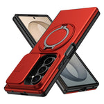 Til Samsung Galaxy Z Fold8 Ultra / Z Fold7 5G Magnetisk Etui Ring Kickstand Skydbart Kamera Cover TPU PC Hybrid Telefoncover