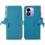 For Xiaomi Redmi Note 17 4G (Global) / Note 17 5G (Global) / Note 17 (India / China) 5G Case RFID Blocking Genuine Cow Leather Phone Cover Litchi Texture