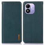 KHAZNEH pung-etui til Xiaomi Redmi 17 5G / Redmi 17 4G i ægte koskind med nappatekstur