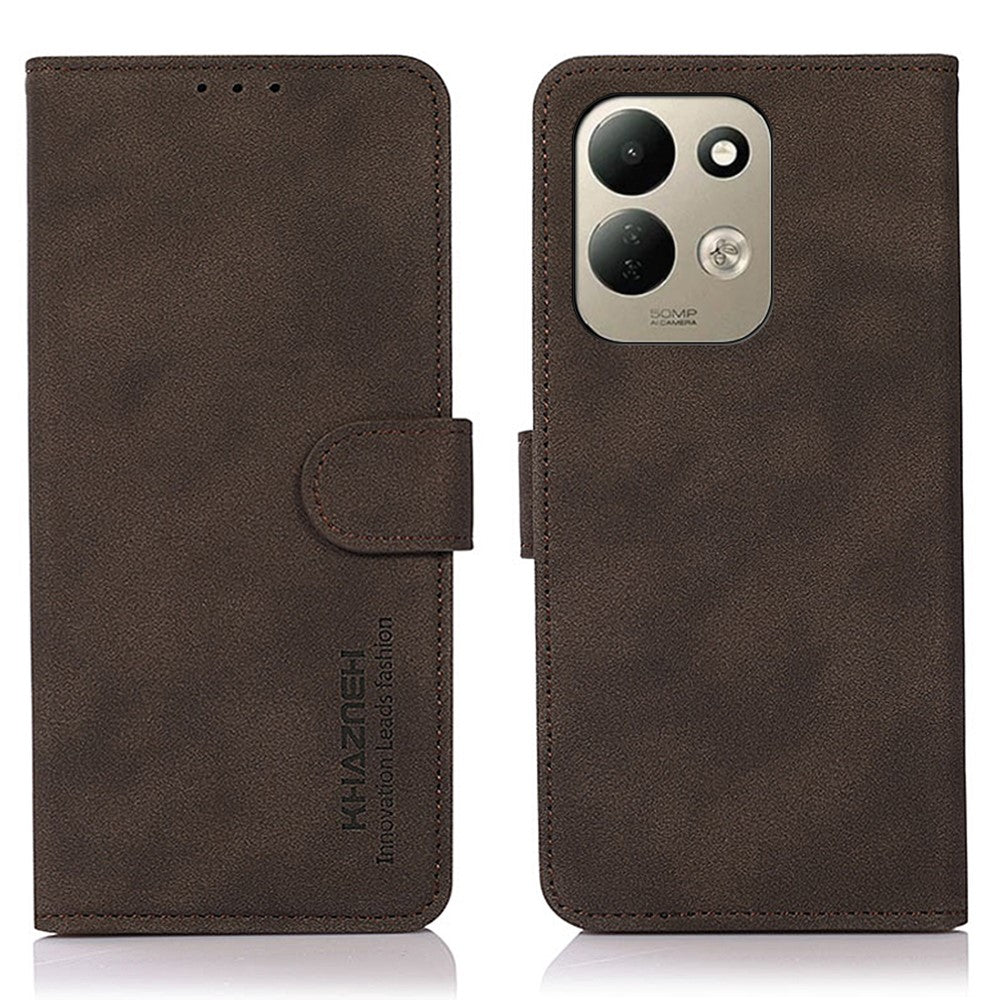 KHAZNEH For Xiaomi Redmi 17 5G  /  Redmi 17 4G Case Anti Scratch PU Leather Wallet Stand Phone Cover