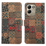 Xiaomi Redmi 17 5G / Redmi 17 4G Läderplånboksfodral Bohemiskt TPU PU mobilskal med Stativ