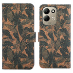 Xiaomi Redmi 17 5G / Redmi 17 4G Läderplånboksfodral Bohemiskt TPU PU mobilskal med Stativ