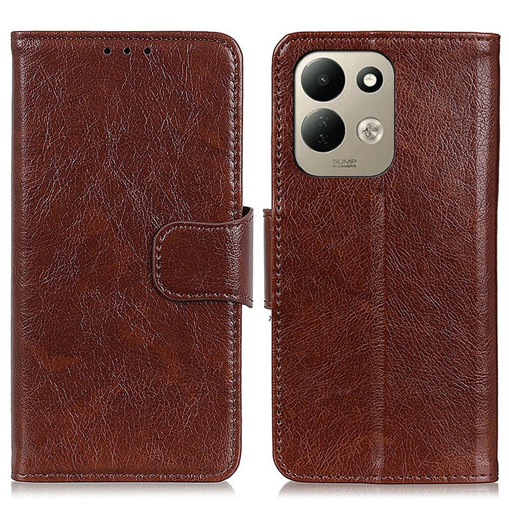 For Xiaomi Redmi 17 5G  /  Redmi 17 4G Case Nappa Texture Split Leather Wallet Phone Cover