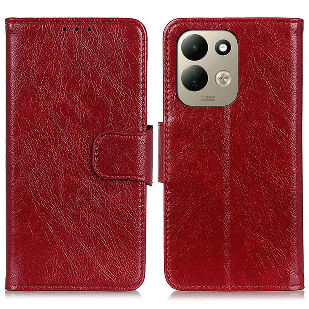 For Xiaomi Redmi 17 5G  /  Redmi 17 4G Case Nappa Texture Split Leather Wallet Phone Cover