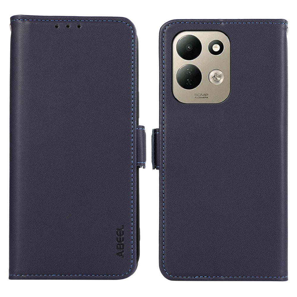 ABEEL For Xiaomi Redmi 17 5G  /  Redmi 17 4G Case Leather Phone Cover with RFID Blocking Wallet