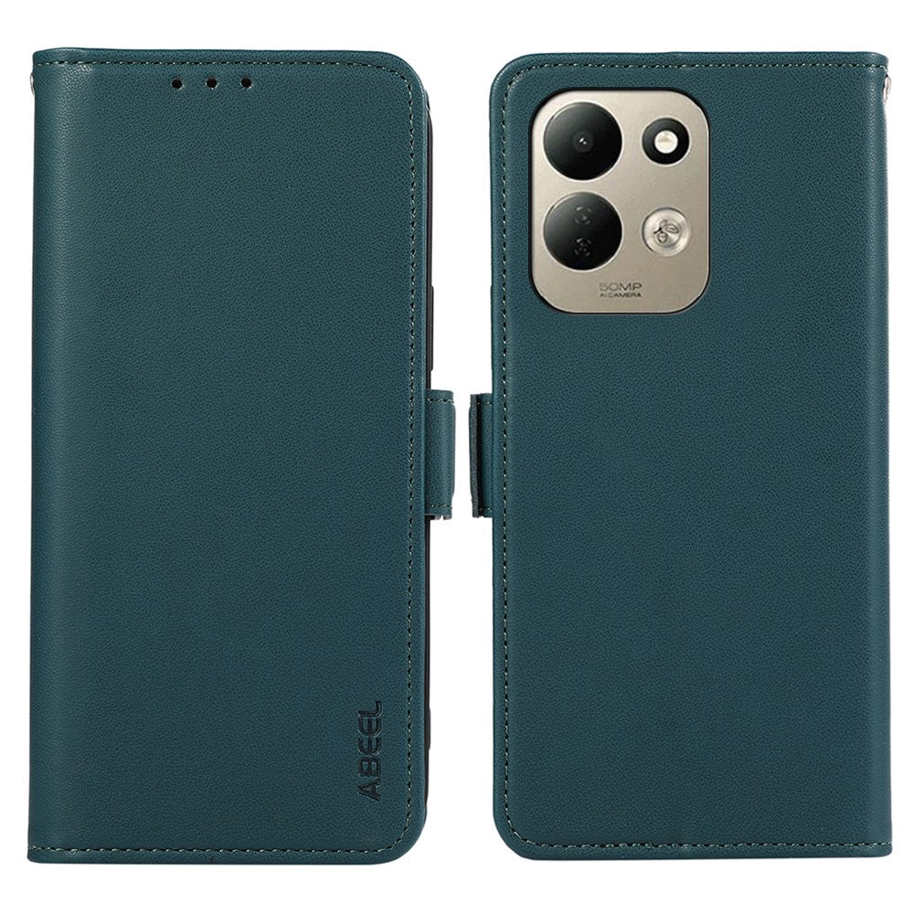 ABEEL For Xiaomi Redmi 17 5G  /  Redmi 17 4G Case Leather Phone Cover with RFID Blocking Wallet