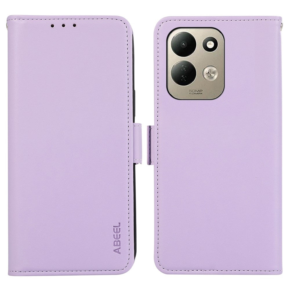 ABEEL For Xiaomi Redmi 17 5G  /  Redmi 17 4G Case Leather Phone Cover with RFID Blocking Wallet