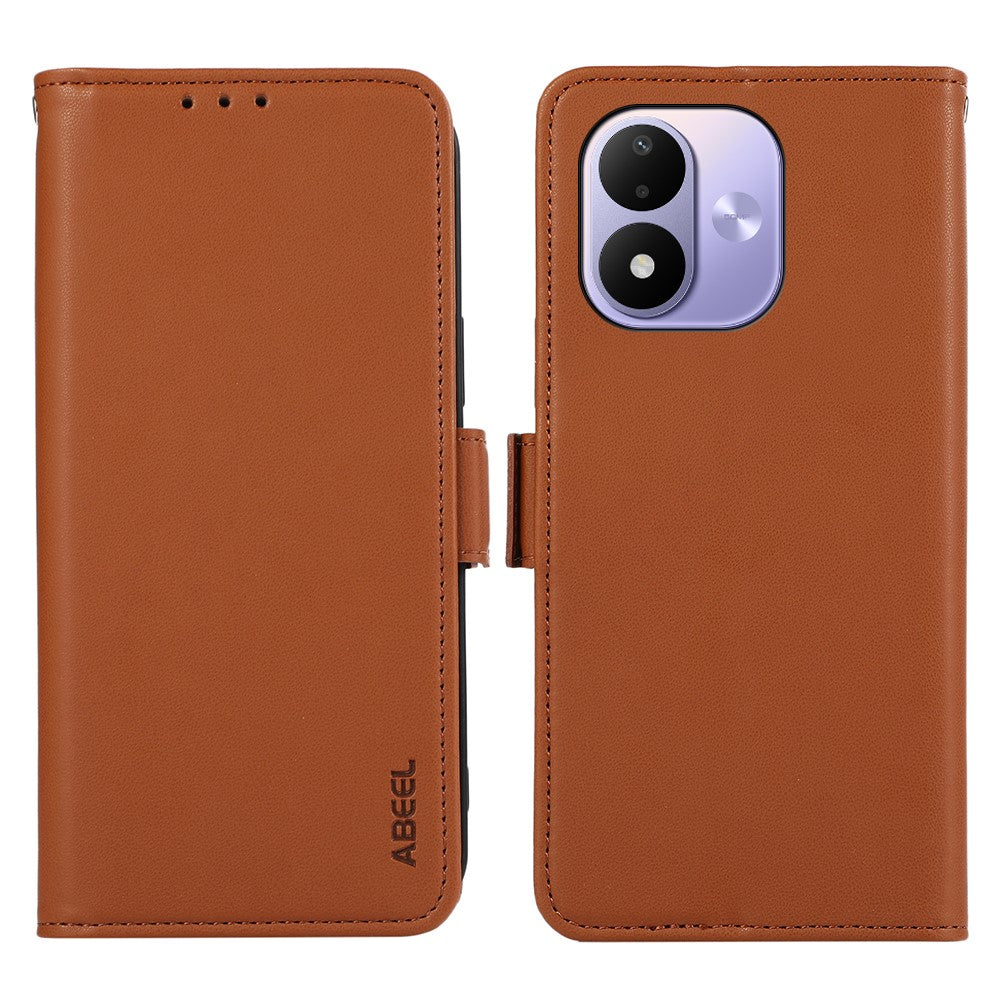 ABEEL For Xiaomi Redmi Note 17 4G (Global) / Note 17 5G (Global) / Note 17 (India / China) 5G Case Leather Phone Cover with RFID Blocking Wallet
