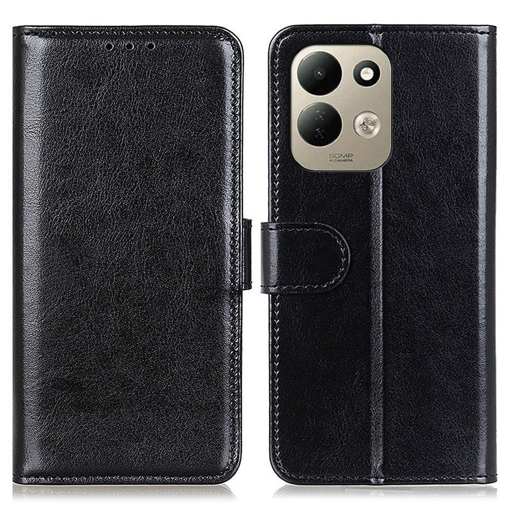 For Xiaomi Redmi 17 5G  /  Redmi 17 4G Case Crazy Horse Texture PU Leather Phone Stand Cover