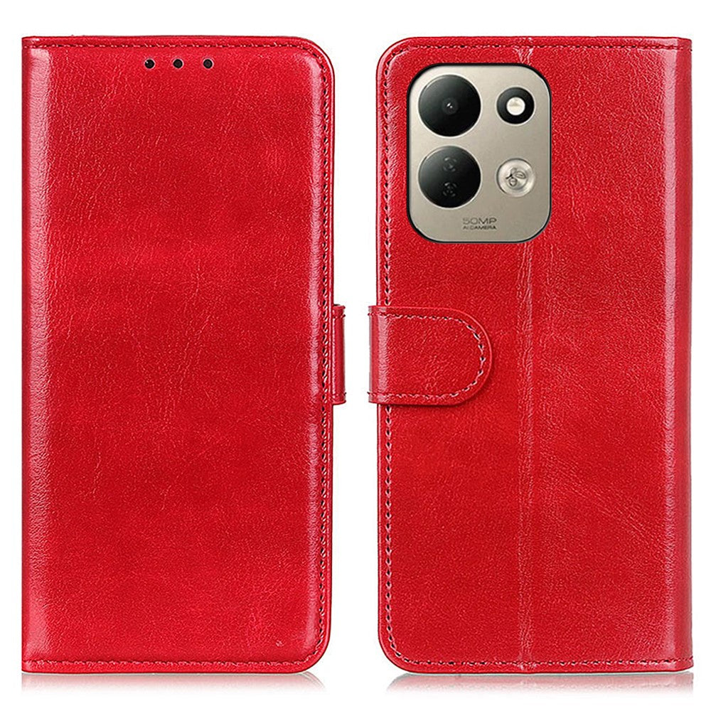 For Xiaomi Redmi 17 5G  /  Redmi 17 4G Case Crazy Horse Texture PU Leather Phone Stand Cover