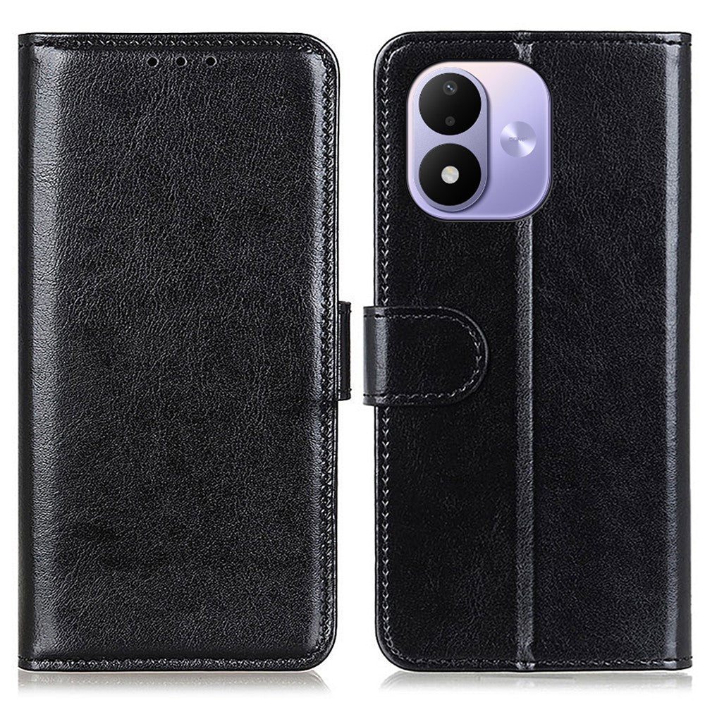 For Xiaomi Redmi Note 17 4G (Global) / Note 17 5G (Global) / Note 17 (India / China) 5G Case Crazy Horse Texture PU Leather Phone Stand Cover