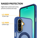 For Samsung Galaxy S26+ Case with Rotating Magnetic Kickstand PC + TPU Skin-Touch Phone Cover