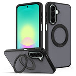 For Samsung Galaxy S26+ Case with Rotating Magnetic Kickstand PC + TPU Skin-Touch Phone Cover
