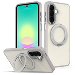 For Samsung Galaxy S26+ Case with Rotating Magnetic Kickstand PC + TPU Skin-Touch Phone Cover