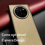 For Honor X80 Pro Max 5G Case Silk-Textured PU Leather Coated PC TPU Protective Phone Back Cover