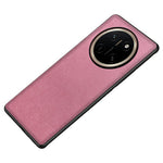 For Honor X80 Pro Max 5G Case Silk-Textured PU Leather Coated PC TPU Protective Phone Back Cover