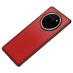 For Honor X80 Pro Max 5G Case Litchi Texture PU Leather Coated PC + TPU Protective Phone Back Cover