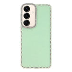 Til Samsung Galaxy S26 FE Cover Rhinestone Edge Glitter Bagside TPU + PC IMD Telefoncover