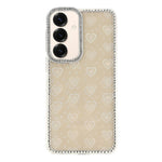 Til Samsung Galaxy S26 FE Cover Rhinestone Edge Glitter Bagside TPU + PC IMD Telefoncover