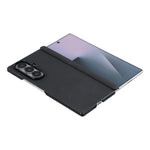 For Samsung Galaxy Z Fold7 5G Case Hinge Protection PU Leather + PC Scratch Resistant Phone Cover