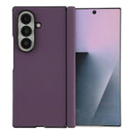 For Samsung Galaxy Z Fold7 5G Case Hinge Protection PU Leather + PC Scratch Resistant Phone Cover